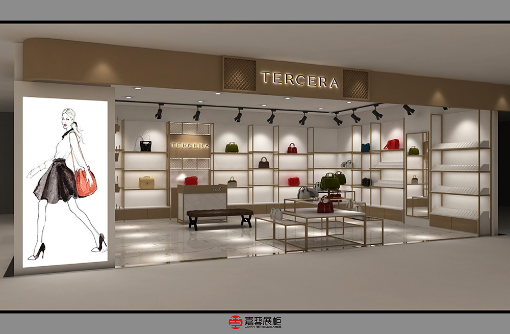 TERCERA—品牌鞋包展柜案例   河南體驗店